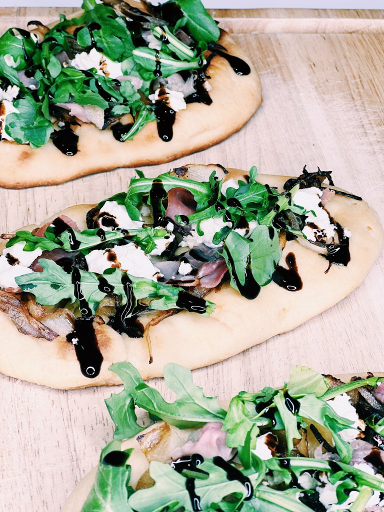 Goat Cheese Prosciutto Flatbread Chef Nat